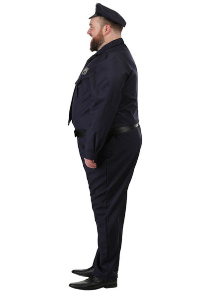 Men's Plus Size Cop Costume - US 1538