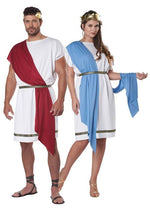 Plus Size Party Toga Costume for Adults - US 7296
