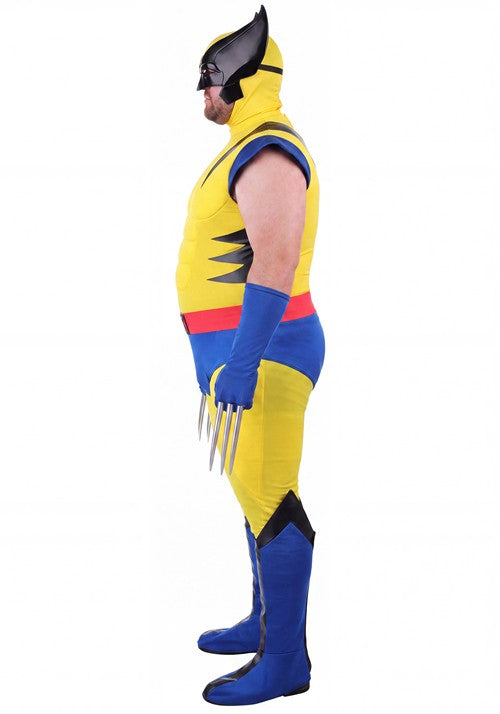 Plus Size Premium Marvel X-Men 1990s Wolverine Costume for Men - US 4311