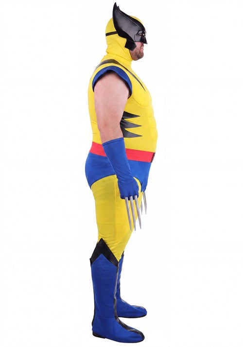 Plus Size Premium Marvel X-Men 1990s Wolverine Costume for Men - US 4311