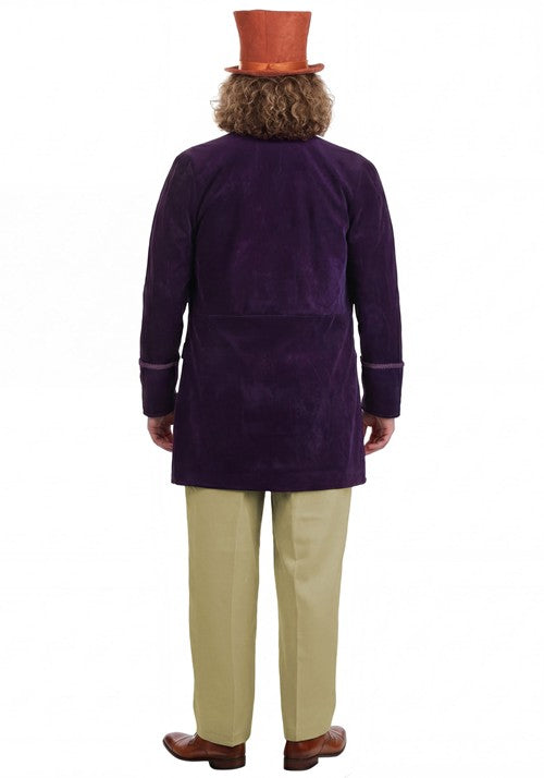 Plus Size Premium Willy Wonka and the Chocolate Factory Costume for Men - US 7394