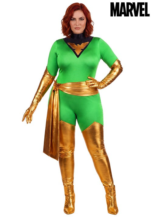 Plus Size Prestige Marvel X-Men Jean Grey Phoenix Costume for Women - US 9915