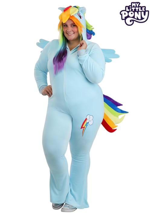 Women's Plus Size My Little Pony Rainbow Dash Costume - US 0286