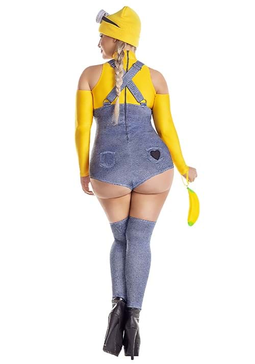Women's Plus Size Sexy Yellow Henchmen Baddie Costume - US 0044