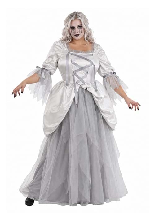 Women's Plus Size 18th Century Ghost Costume Dress - US 7202