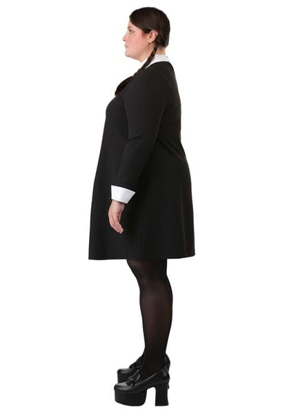 Plus Size 1960s Wednesday Addams Women's Costume - US 5384