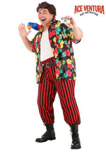 Men's Plus Size Ace Ventura Costume with Wig - US 3800