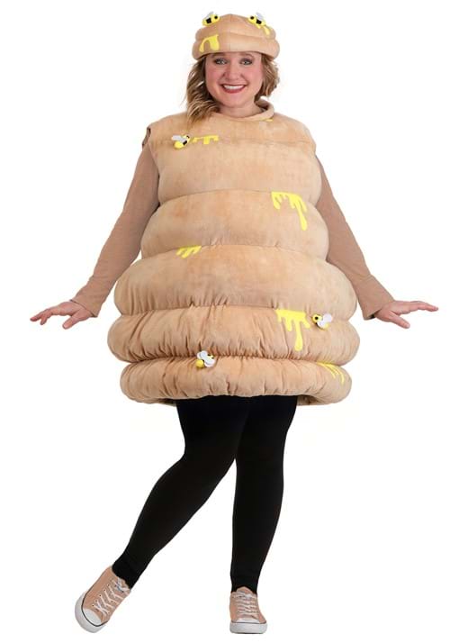 Plus Size Bustling Beehive Costume for Adults - US 9653