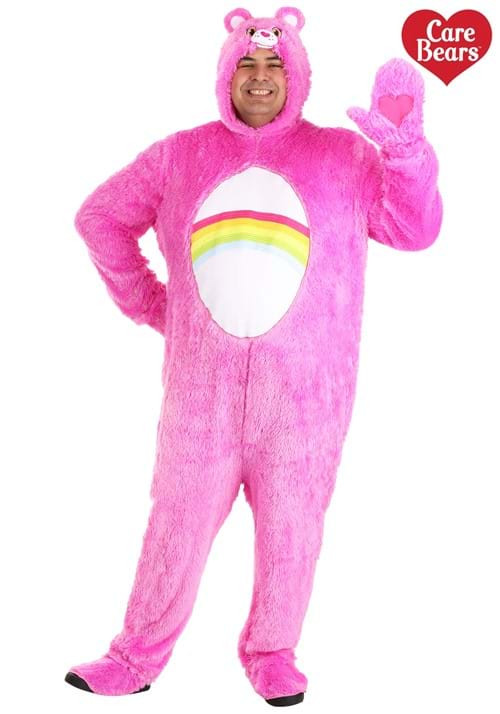 Plus Size Retro Cheer Bear Care Bears Costume for Adults - US 2917