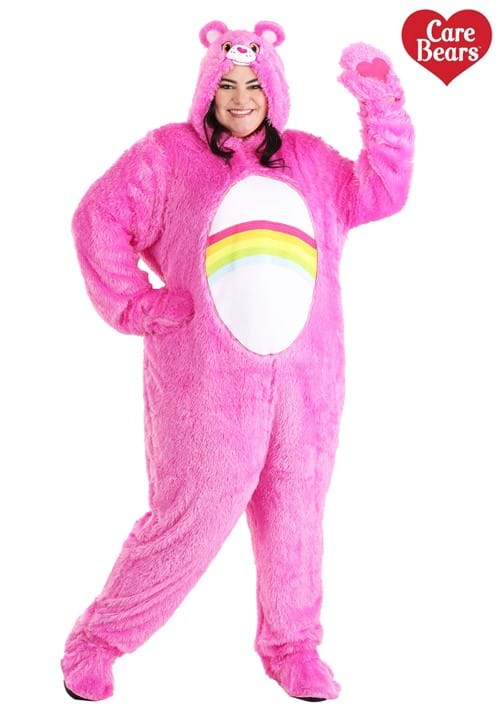Plus Size Retro Cheer Bear Care Bears Costume for Adults - US 2917