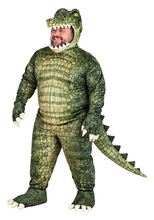 Plus Size Dangerous Alligator Costume - US 2264
