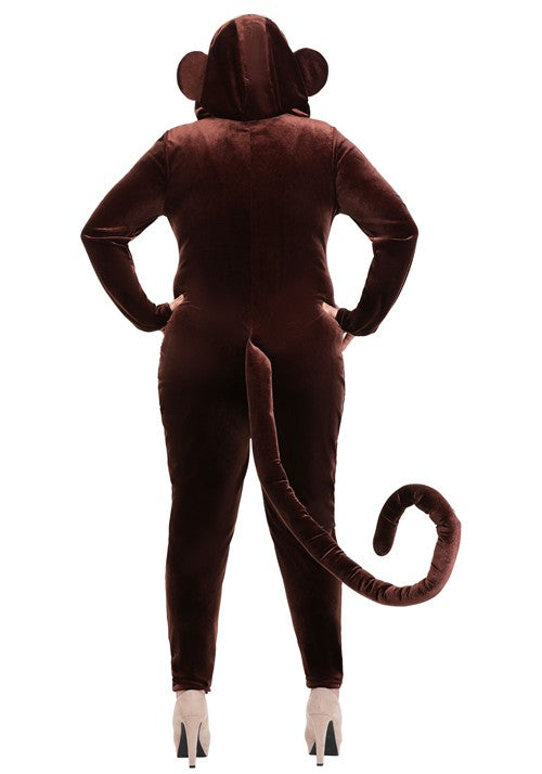 Plus Size Monkey Around Jumpsuit Costume for Women - US 4603
