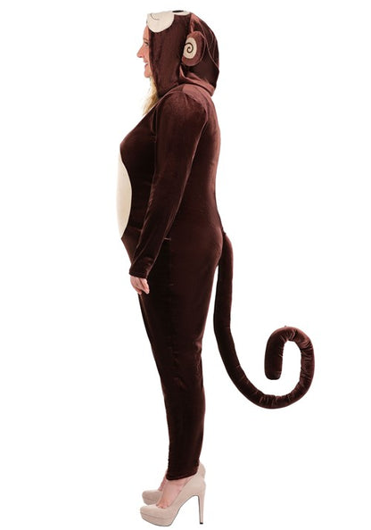 Plus Size Monkey Around Jumpsuit Costume for Women - US 4603