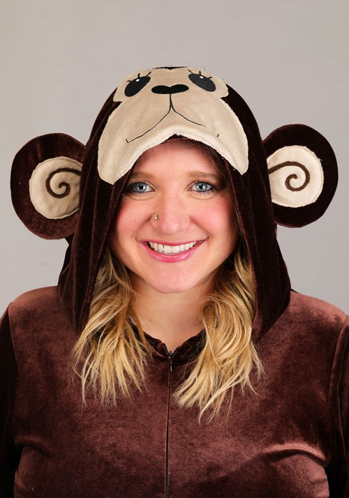 Plus Size Monkey Around Jumpsuit Costume for Women - US 4603