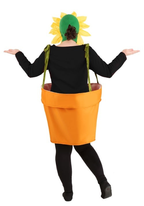 Adult Flower Pot Plus Size Costume - US 0376