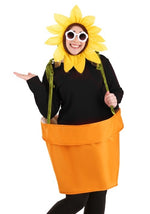 Adult Flower Pot Plus Size Costume - US 0376
