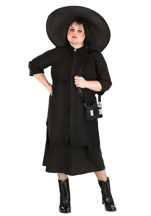 Women's Plus Size Gothic Deetz Costume Dress - US 8917
