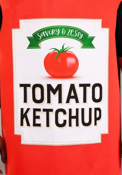 Plus Size Ketchup Adult Costume - US 0625