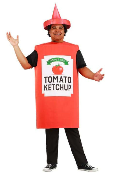 Plus Size Ketchup Adult Costume - US 0625