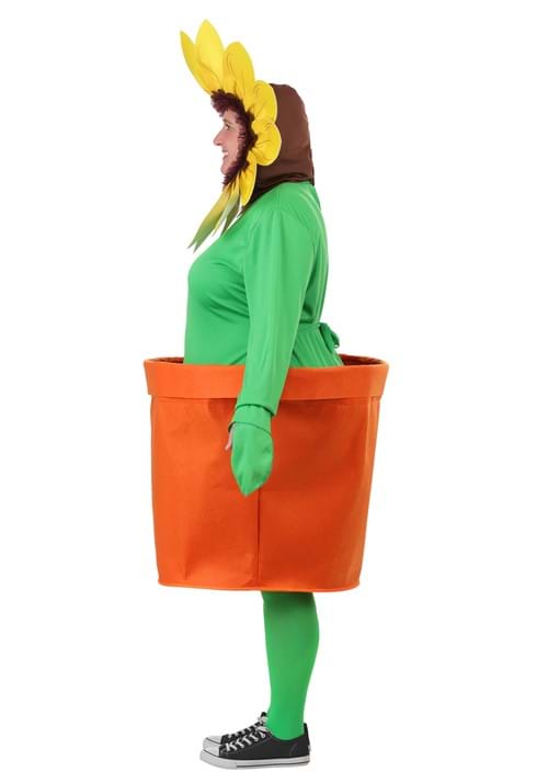 Plus Size Potted Flower Costume for Adults - US 1139