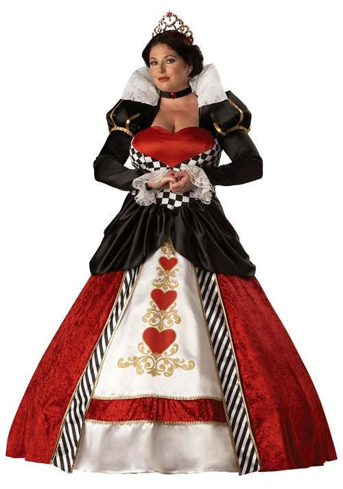 Women's Plus Size Queen of Hearts Costume - US 0686
