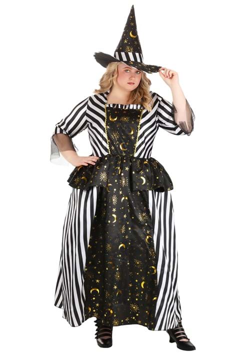 Plus Size Rococo Witch Costume Dress for Women - US 7443