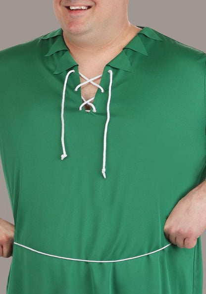 Plus Size Storybook Peter Pan Costume Tunic for Men - US 4866