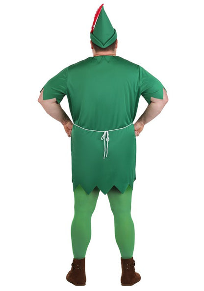 Plus Size Storybook Peter Pan Costume Tunic for Men - US 4866