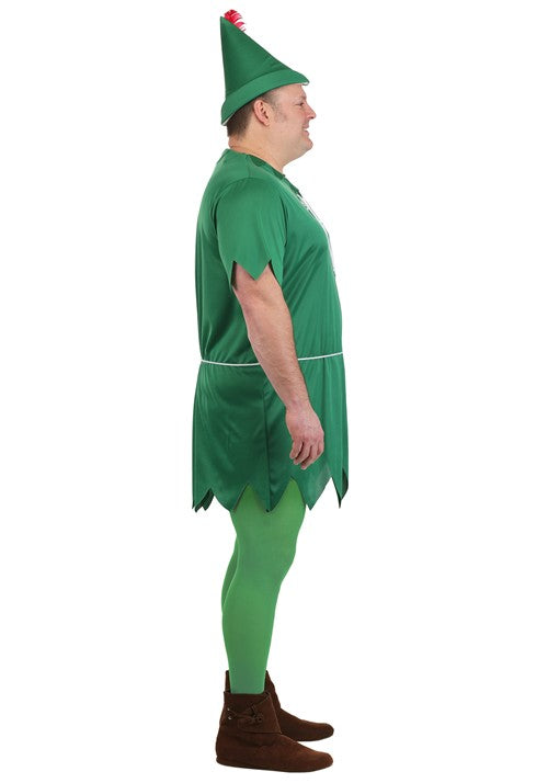 Plus Size Storybook Peter Pan Costume Tunic for Men - US 4866