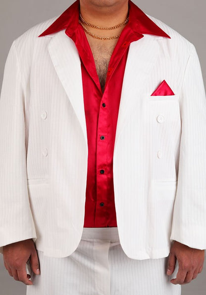 Plus Size Suave 80s Gangster Costume for Men - US 5979