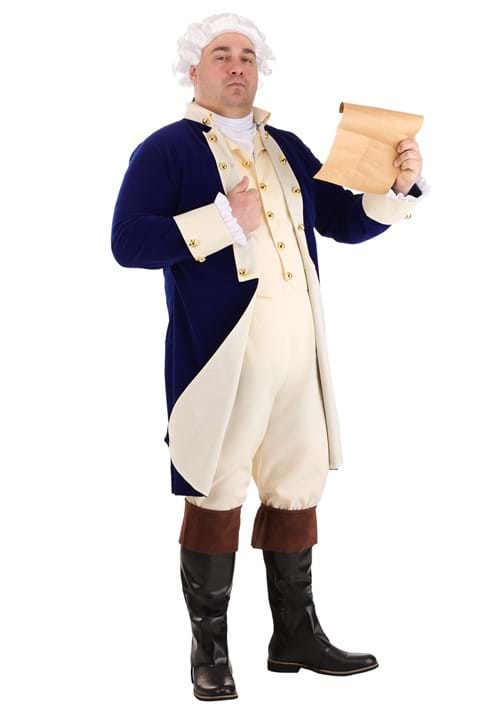 Plus Size Alexander Hamilton Costume for Men - US 9864