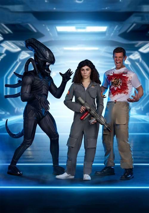 Adult Plus Size Alien Premium Xenomorph Costume - US 0297