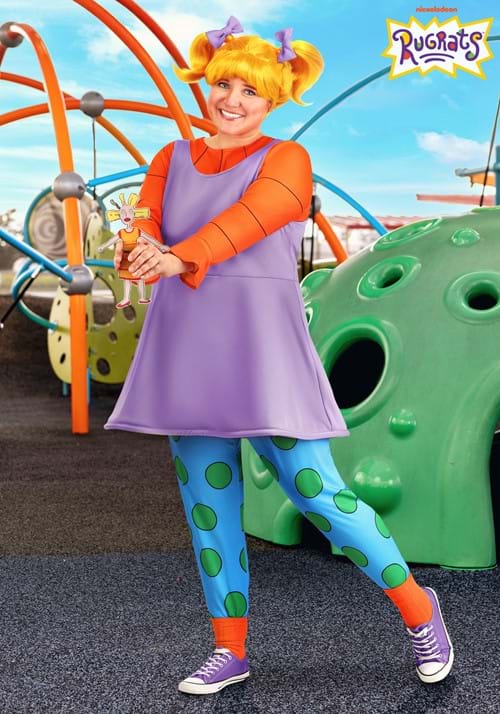 Plus Size Nickelodeon Rugrats Angelica Women's Costume - US 2568