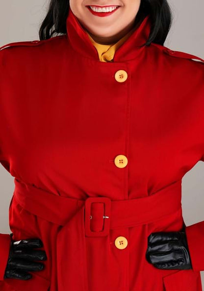 Plus Size Authentic Carmen Sandiego Costume for Women - US 4065