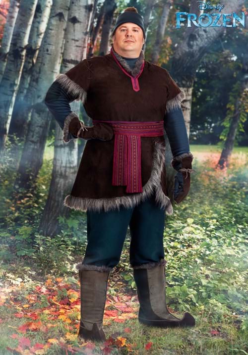 Men's Plus Size Authentic Disney Frozen Kristoff Costume - US 0797