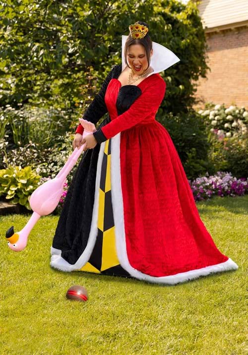 Women's Plus Size Authentic Disney Queen of Hearts Costume Dress - US 1469