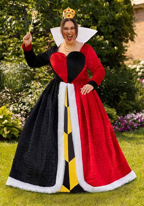 Women's Plus Size Authentic Disney Queen of Hearts Costume Dress - US 1469