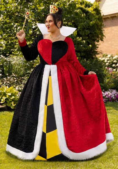 Women's Plus Size Authentic Disney Queen of Hearts Costume Dress - US 1469