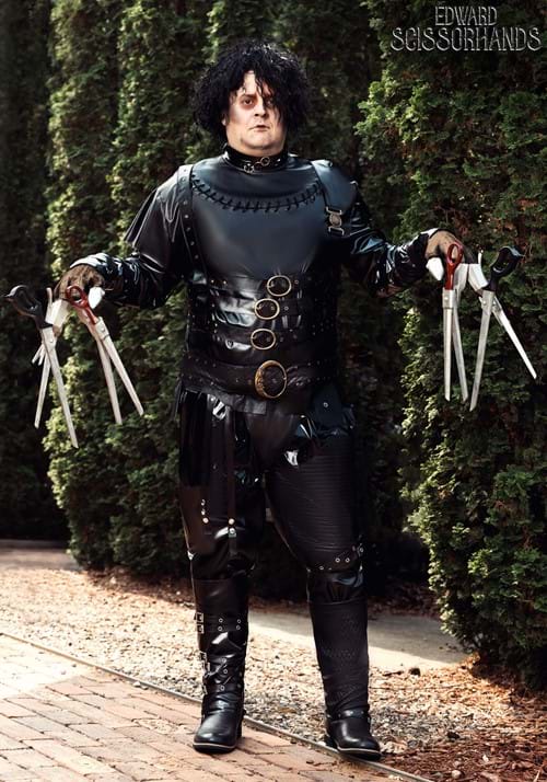 Plus Size Authentic Edward Scissorhands Men's Costume - US 1204