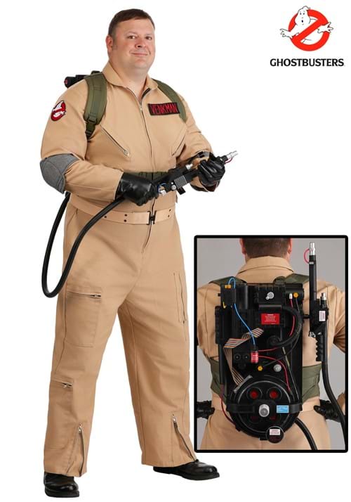 Plus Size Authentic Ghostbusters Costume for Men - US 8984