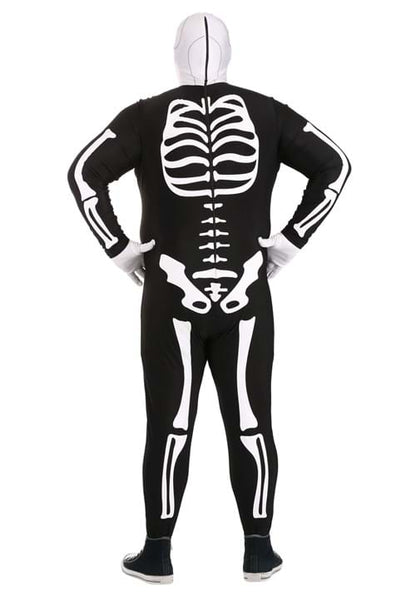 Plus Size Adult Authentic Karate Kid Skeleton Suit - US 9868
