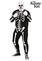 Plus Size Adult Authentic Karate Kid Skeleton Suit - US 9868