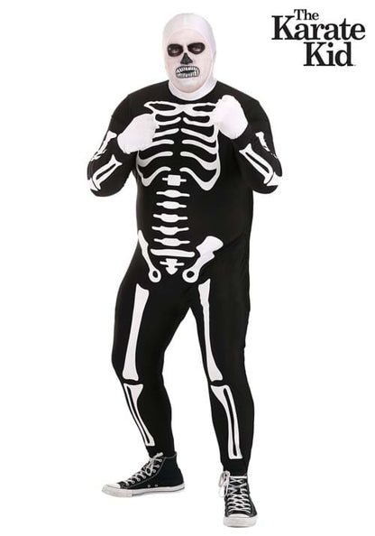 Plus Size Adult Authentic Karate Kid Skeleton Suit - US 9868