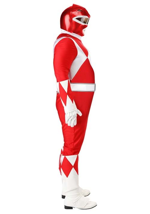 Plus Size Authentic Power Rangers Red Ranger Men's Costume - US 1086