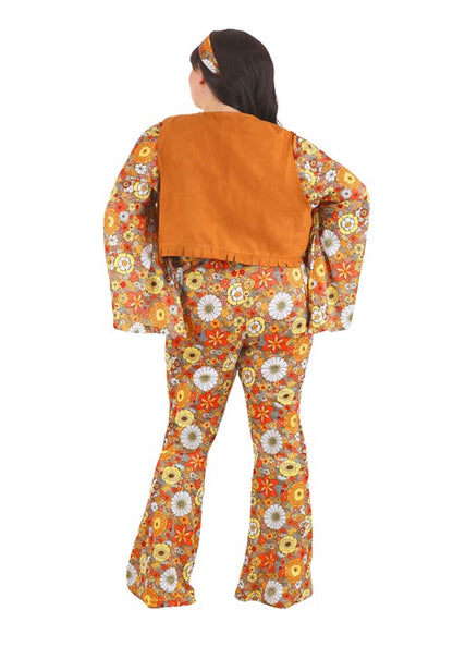 Plus Size Autumn Flower Hippie Women's Costume - US 0167
