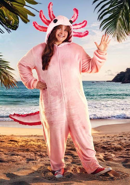 Plus Size Axolotl Costume for Adults - US 8887