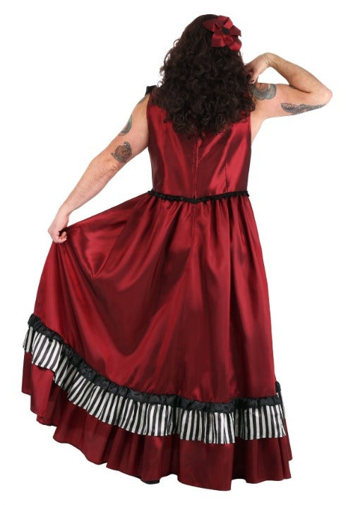 Mens Plus-Size Bearded Woman Costume - US 3331