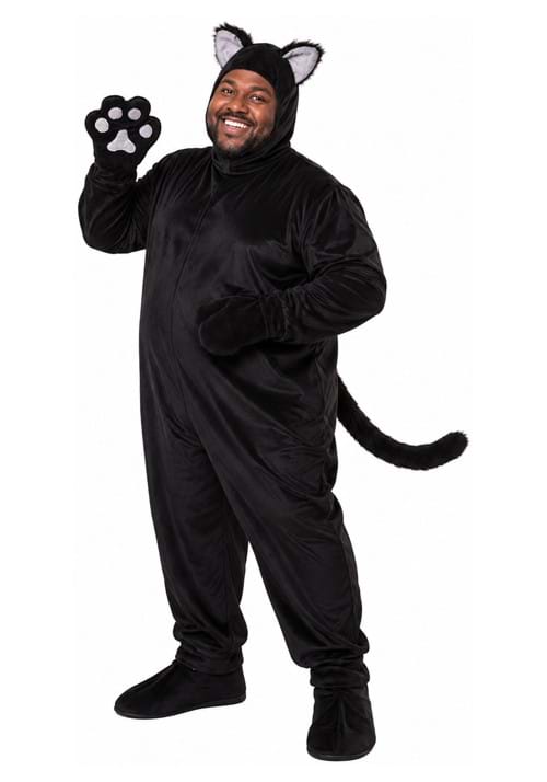 Plus Size Black Cat Costume for Adults - US 0383