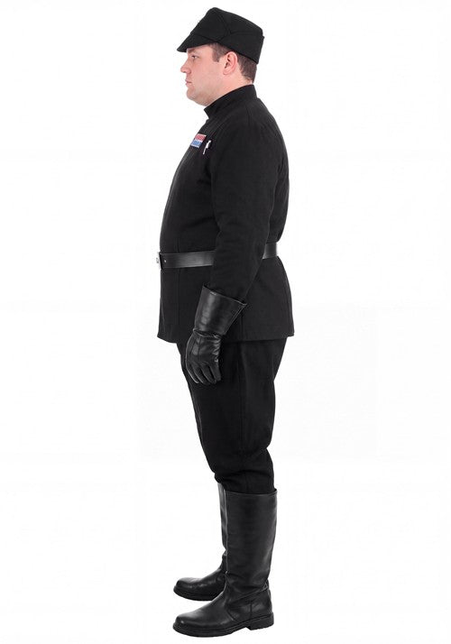 Plus Size Black Star Wars Imperial Officer Costume for Men - US 5197