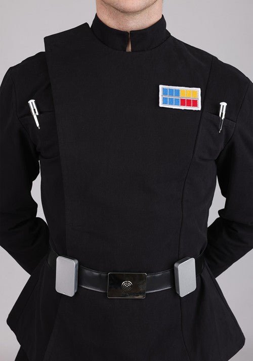 Plus Size Black Star Wars Imperial Officer Costume for Men - US 5197